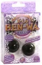 Вагинальные шарики XL BENWA BALLS BLACK  (3,2см) photo 3