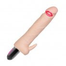 Гибкий вибратор с подогревом Leten SOLDIER REALISTIC с фактурным отростком photo 1