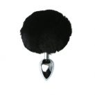 Анальная пробка Sportsheets - Midnight Metal Bunny Plug photo 2