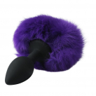 Анальная пробка Sportsheets - Midnight Silicone Bunny Plug photo 1