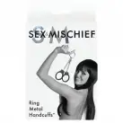 Наручники Sex and Mischief - Ring Metal Handcuffs photo 2
