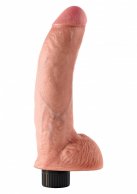 Вибратор Vibrating King Cock 9 with Balls, 20,7х5,7 см  photo 2