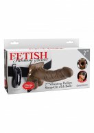 Страпон Fetish Fantasy Series 7" Vibrating Hollow Strap-On with Balls 18х4,3 см photo 4