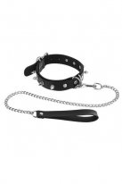 Чокер з повідцем Fetish Tentation Spikes and Leash photo 1