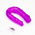 Подвійний фалоімітатор, силікон - 28смХ3,1см photo 2