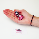 Металева анальна пробка сердечко, 7смХ2.8см (1шт.) photo 12