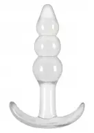 Анальна пробка Jelly Rancher T-plug Ripple, 7,6х3,2 см photo 1