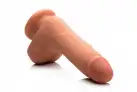 7 Inch Ultra Real Dual Layer Suction Cup Dildo - Medium Skin Tone фалоімітатор 15х4.5 см. photo 1