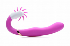 Стимулятор - G-Licker 12X Silicone Vibe with Clitoral Stimulation  15х3.8 см. photo 2