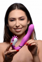 Стимулятор - G-Licker 12X Silicone Vibe with Clitoral Stimulation  15х3.8 см. photo 6