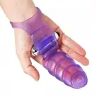 Double Finger Banger Vibrating G-Spot Glove - насадка на палець photo 3