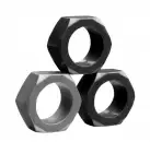 Tom of Finland 3 Piece Cock Nuts - набір ерекційних кілець photo 1