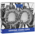 Tom of Finland Locking Chain Cuffs - металеві манжети photo 5