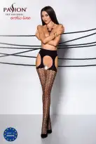 Колготки-сетка TIOPEN 004 nero 1/2 (fishnet 40 den) - Passion photo 1