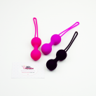 Силіконові вагінальні кульки зі зміщеним центром ваги Bolas, 7смХ3см photo 4