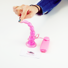 Анальная цепочка с мультискоростной вибрацией, 17смХ3см photo 9