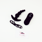 Анальная вибро пробочка с пультом управления, 8,9смХ2,5см photo 3