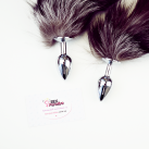 Анальная пробка Horny Kitten с пушистым хвостиком, 47 см  photo 6