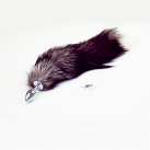 Анальная пробка Horny Kitten с пушистым хвостиком, 47 см  photo 7