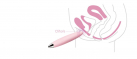 Svakom - Daisy Clitoris Stimulator Pale Pink кліторальній стимулятор, 12.5х2.3 см. photo 5