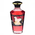 Розігріваюче масло Shunga APHRODISIAC WARMING OIL - Sparkling Strawberry Wine (100 мл) photo 1