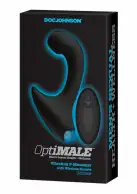 Doc Johnson OptiMale Vibrating P-Curve with Wireless Remote - массажер простаты photo 2