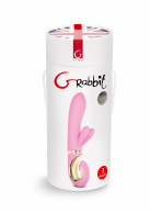 Gvibe Grabbit - Candy Pink вібратор-кролик з трьома моторчиками, 18х3.5 см. photo 4
