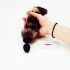 Анальна пробка з чорно-бежевим хвостиком, 7смХ2,7см photo 4