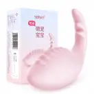 Вибратор-яйцо Leten Dinosaur Baby Pink с управлением через смартфон photo 4