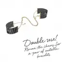 Прикраса-наручники Bijoux Indiscrets Desir Metallique Handcuffs - Black photo 2