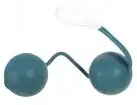 Вагинальные шарики LATEX COATED BALLS TURQUISE   photo 1
