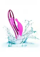 CalExotics DazzLED Radiance - вибратор кролик с LED подсветкой, 12,75х3,25 см photo 5