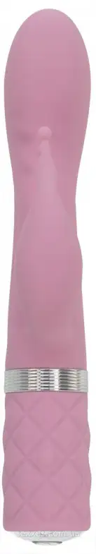 Розкішний вібратор PILLOW TALK - Kinky Pink з кристалом Сваровські photo 2