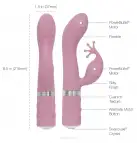 Розкішний вібратор PILLOW TALK - Kinky Pink з кристалом Сваровські photo 7