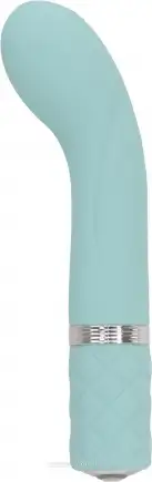 Розкішний вібратор PILLOW TALK - Racy Teal з кристалом Сваровські photo 1