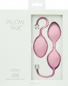 Розкішні вагінальні кульки PILLOW TALK - Frisky Pink з кристалом Сваровські photo 9