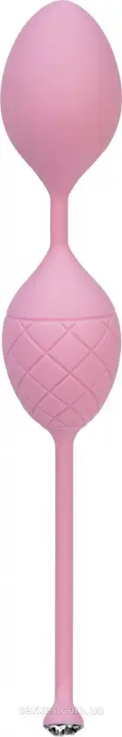 Розкішні вагінальні кульки PILLOW TALK - Frisky Pink з кристалом Сваровські photo 2
