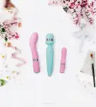 Розкішний вібратор PILLOW TALK - Sassy Teal з кристалом Сваровські photo 9