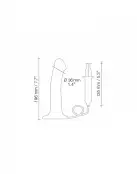 Кончающий фаллоимитатор Strap-On-Me Dildo Cum Flesh photo 4