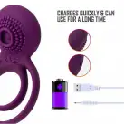 Svakom Tammy Vibrating Ring Violet Вібронасадка, 8х4.8 см photo 5