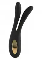 ToyJoy Lovelight Flare Bunny - вібратор для подвійної стимуляції, чорний photo 1