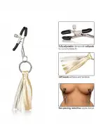 CalExotics Playful Tassels Nipple Clamps затискачі для сосків з пензликами photo 2