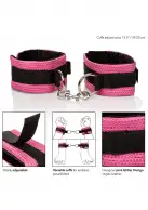 CalExotics Tickle Me Pink Universal Cuffs - універсальні дизайнерські наручники photo 2