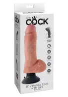 Pipedream Vibrating King Cock W Balls 8 Inch - вібратор, 15.2х5.1 см photo 4
