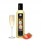 Массажное масло Shunga Romance - Sparkling Strawberry Wine (250 мл) photo 1