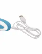 BMS Factory WonderLust Serenity - вібратор точки-G, 10х2.5 см, блакитний photo 4