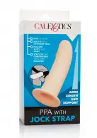 CalExotics PPA with Jock Strap - порожнистий страпон з подовжуючою насадкою, 17,75х5 см photo 5