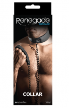 NS Novelties Renegade Bondage Collar - нашийник з повідцем photo 2