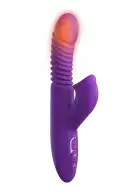 Thrusting Clit Stimulate-Her - вібратор кролик з підігрівом, обертанням, 12,7х3,4 см photo 3