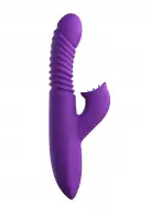 Thrusting Clit Stimulate-Her - вібратор кролик з підігрівом, обертанням, 12,7х3,4 см photo 1